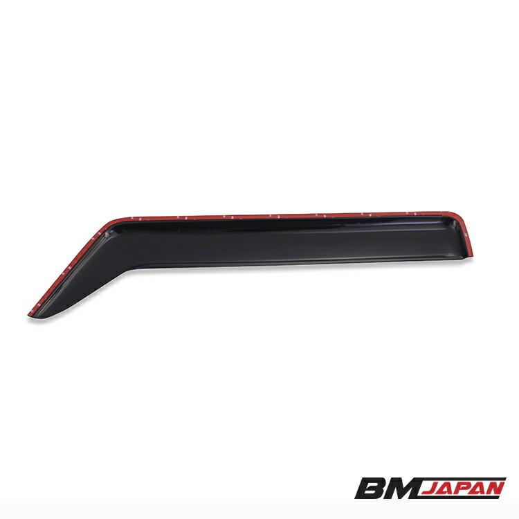 ジムニー シエラ JB64/74ドアバイザー 雨よけ 金具＆両面テープのＷ固定 ジムニーJB64 シエラ JB74 ドアバイザー 2018(H30).7 - 雨よけ 金具