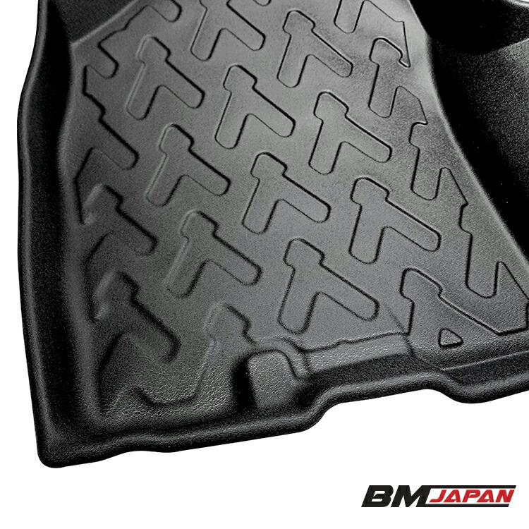 ハスラー MR52S MR92S フロアマット 3D ラバーマット 1列目用 ブラック