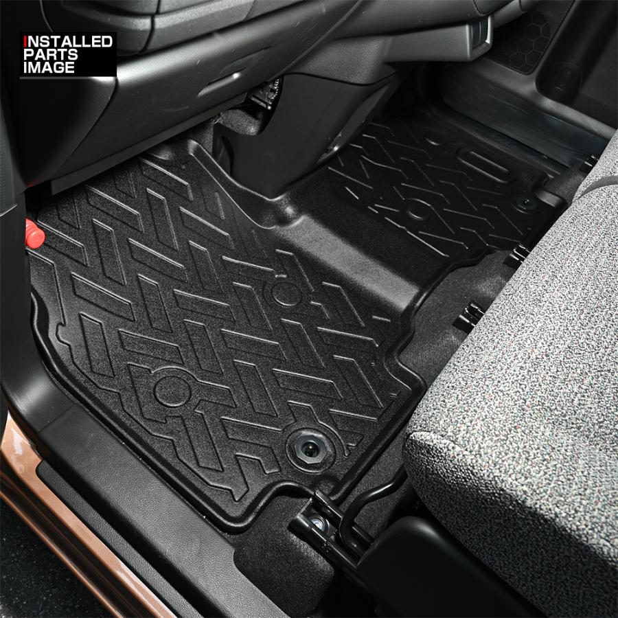 スペーシア カスタム MK54S/94S フロアマット 3D ラバーマット 1列目用