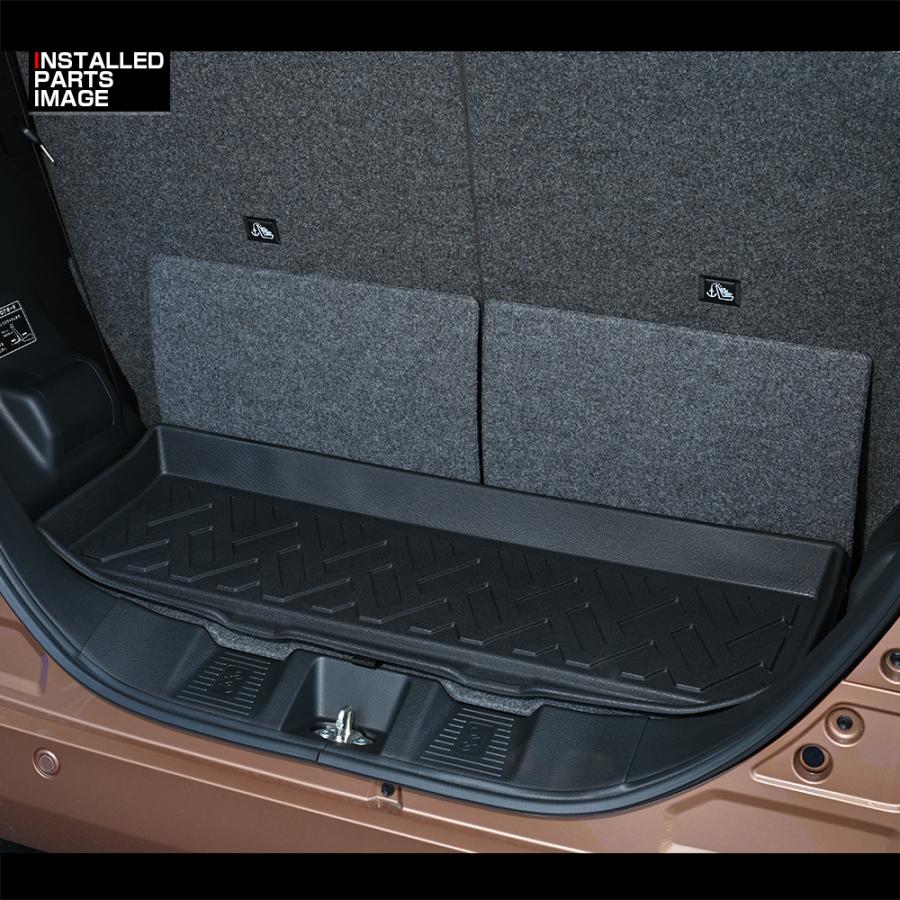 スペーシア カスタム MK53S フロアマット 3D ラゲッジマット 防水 防汚