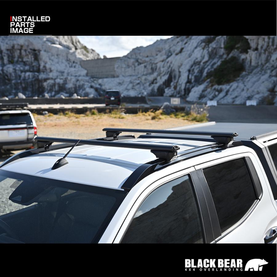 BLACK BEAR4x4 システムキャリア 汎用タイプ ルーフレール用 ブラック