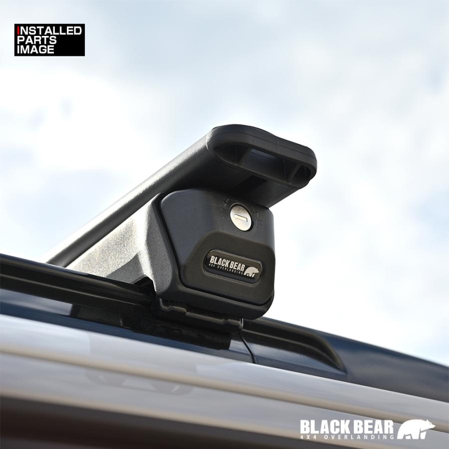 BLACK BEAR4x4 システムキャリア 汎用タイプ ルーフレール用 ブラック