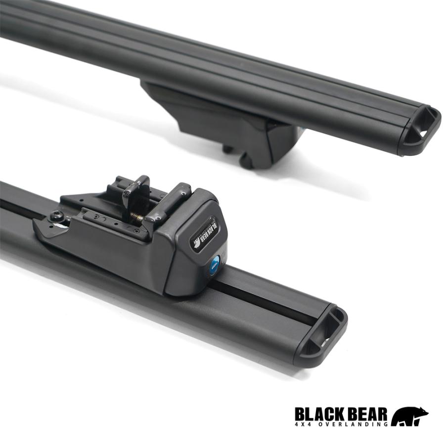 BLACK BEAR4x4 システムキャリア 汎用タイプ ルーフレール用 ブラック