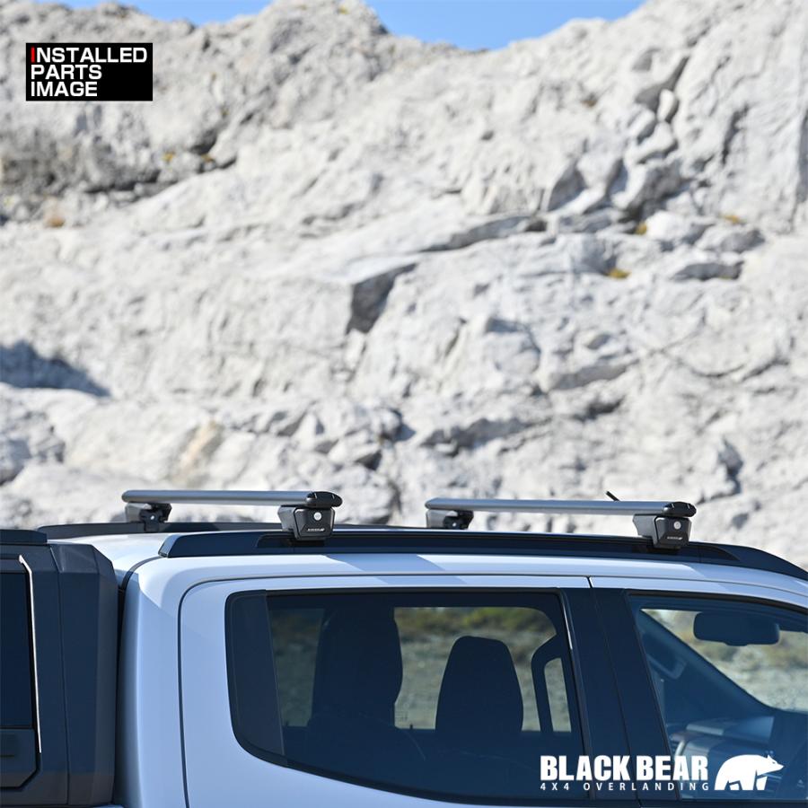 BLACK BEAR4x4 システムキャリア 汎用タイプ ルーフレール用 ブラック