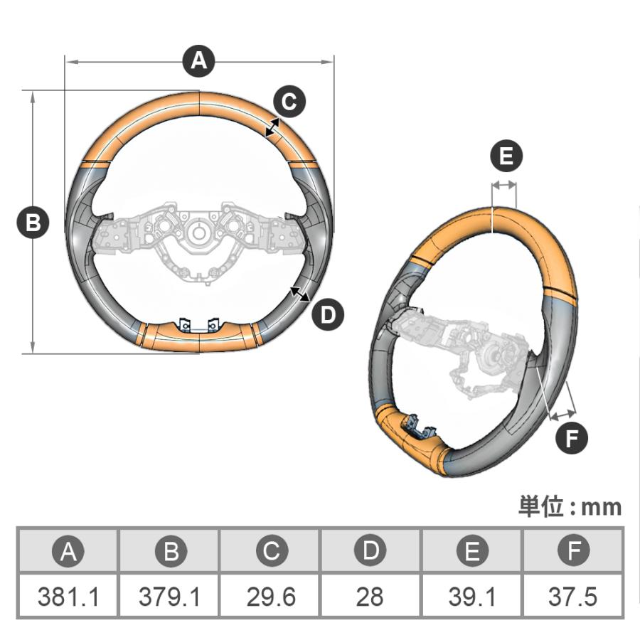 デリカD:5 ステアリング 前期 CV#W パジェロ V8/9#W ハンドル ガン