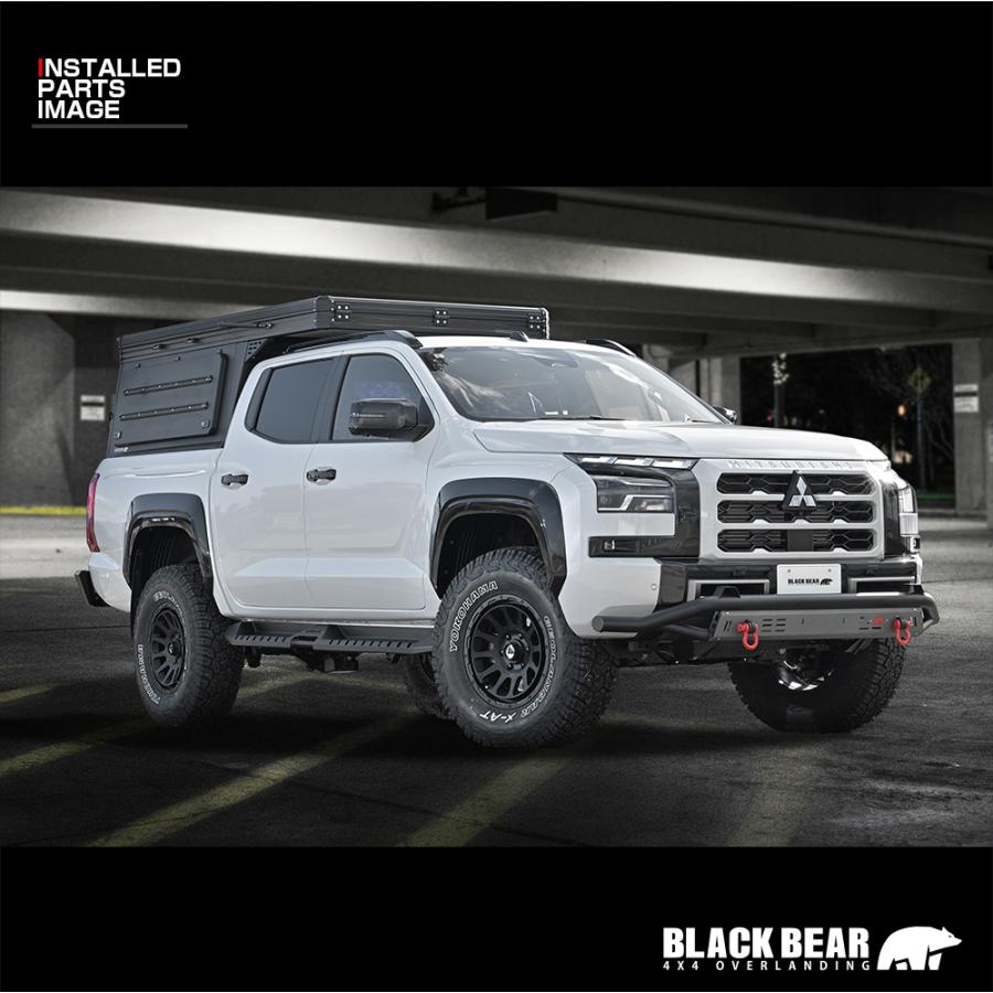 トライトン LC2T サイドステップ 高強度スチール BLACK BEAR4x4