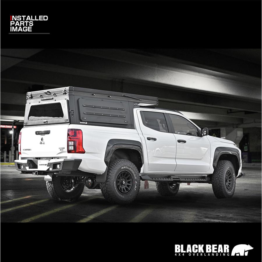 トライトン LC2T サイドステップ 高強度スチール BLACK BEAR4x4