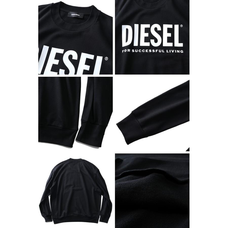 大きいサイズ メンズ DIESEL ディーゼル クルーネック スウェット トレーナー S-CREW-DIVISION-LOGO 直輸入品 00sy5t-0bawt｜bmo｜03