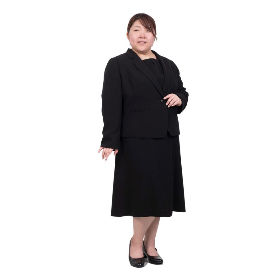 大きいサイズ レディース アンサンブル フォーマル 礼服 冠婚葬祭