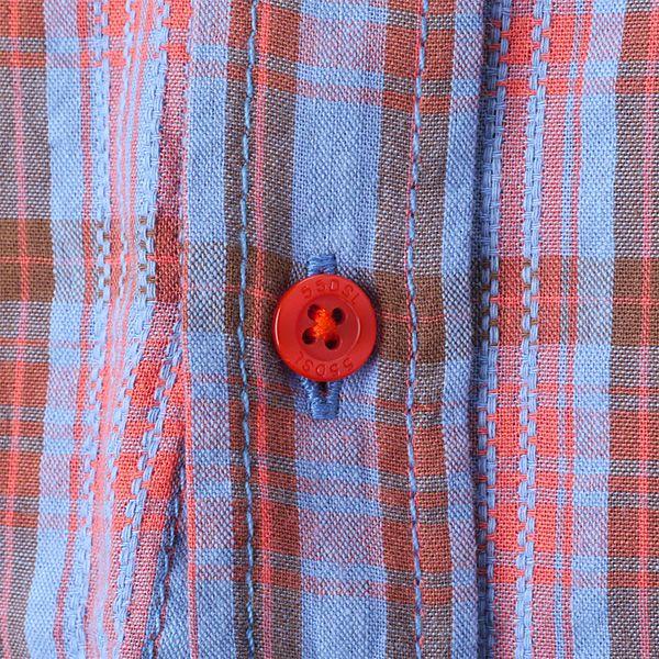 【大きいサイズ】【メンズ】55DSL半袖チェックシャツ ブルー系【USA直輸入】05d01z-55a38-d002 大きいサイズ メンズ XL XXL 55DSL 半袖チェックシャツ ブルー系 USA直