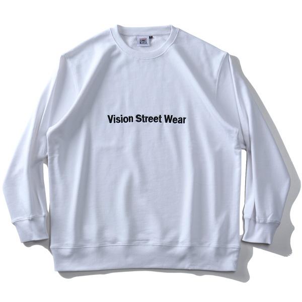 大きいサイズ メンズ VISION STREET WEAR バンダナ柄マグロゴ トレーナー 0905710｜bmo｜06