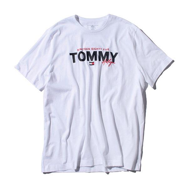 大きいサイズ メンズ TOMMY HILFIGER トミーヒルフィガー ロゴ プリント 半袖 Tシャツ USA直輸入 09t3954｜bmo｜05