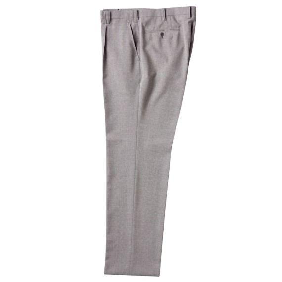 大きいサイズ RYOKO KIKUCHI HOMME2 ワンタックパンツ ライトグレー