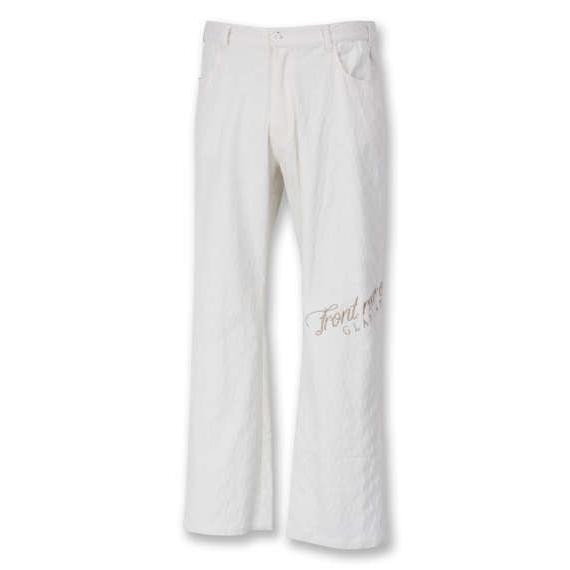 大きいサイズ メンズ GLADIATE ALL刺繍ブロックジャガード ストレッチ パンツ ホワイト 1254-1215-1 100 110 120 130 140 大きいサイズ メンズ GLADIATE ALL刺繍ブロックジャガード ストレッチ