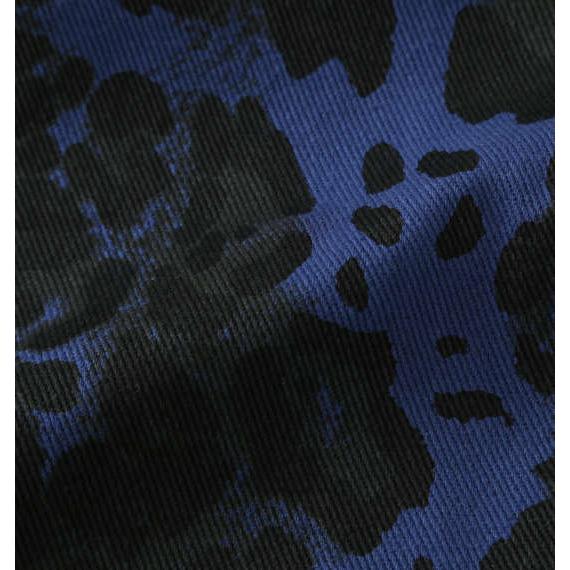 大きいサイズ メンズ GALFY GALひょうちゃん ハーフパンツ ブルーヒョウ柄 1254-5210-2 3L 4L 5L 6L 大きいサイズ メンズ GALFY GALひょうちゃん ハーフパンツ ブルー