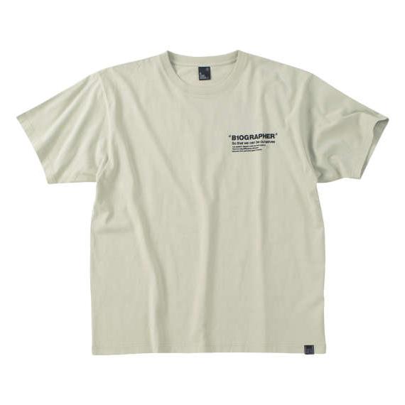 大きいサイズ メンズ b-one-soul ビッグロゴグラフィティ 半袖 Tシャツ グリーングレー 1258-4294-1 3L 4L 5L 6L｜bmo｜02