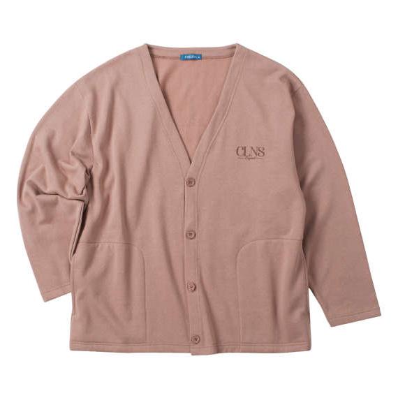 大きいサイズ メンズ COLLINS 裏起毛 カーディガン + 半袖 Tシャツ