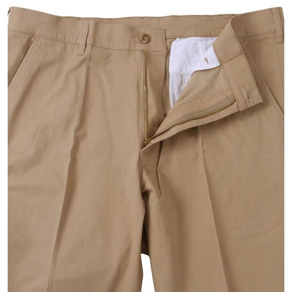 大きいサイズ メンズ H by FIGER ストレッチ チノ パンツ ベージュ