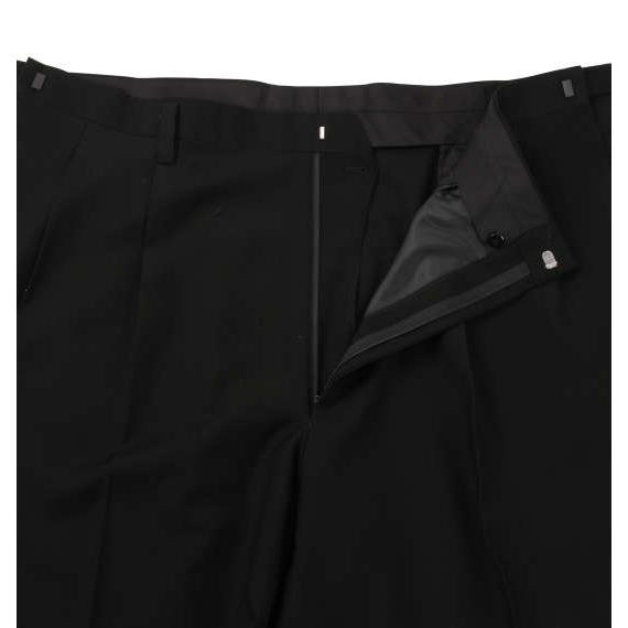 大きいサイズ メンズ MANCHES シングル 2ツ釦 礼服 ブラック 1272-3303-1 3L 4L 5L 6L 7L 8Lの画像