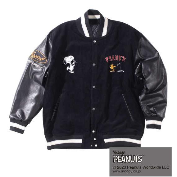 大きいサイズ メンズ FLAGSTAFF × PEANUTS スヌーピーコラボ 