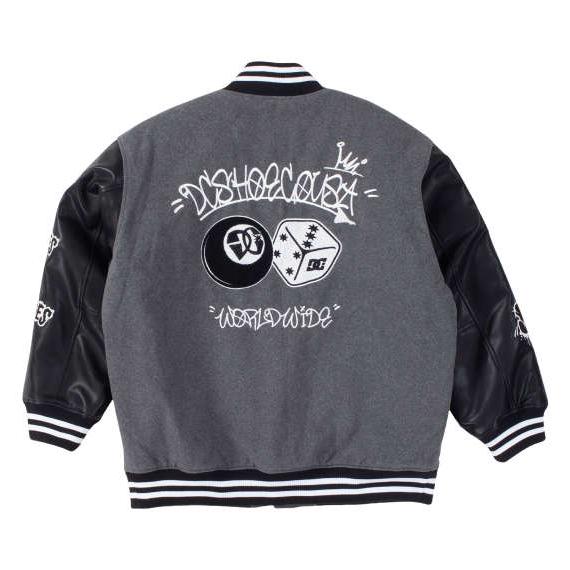 大きいサイズ メンズ DCSHOES 24VARSITY ジャケット グレー 1273-4375