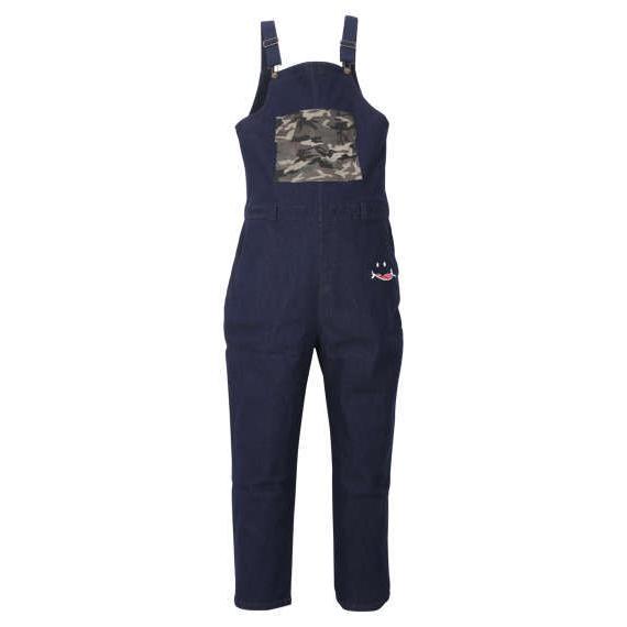 大きいサイズ メンズ UP!SMILE ポケット カモフラ オーバーオール ネイビー 1274-1345-1 3L 4L 5L 6L 大きいサイズ メンズ UP!SMILE ポケット カモフラ オーバーオール