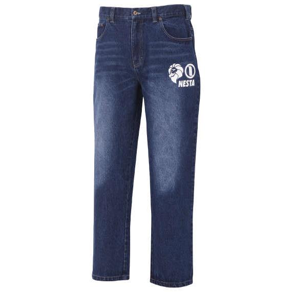 大きいサイズ メンズ NESTA BRAND ウォッシュド デニム パンツ ネイビー 1274-2355-1 100 110 120 130 140 150 160 NESTA BRAND（ネスタブランド） 大きいサイズ メンズ ウォッシュド