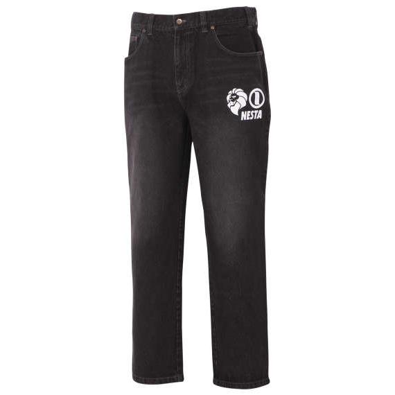 大きいサイズ メンズ NESTA BRAND ウォッシュド デニム パンツ ブラック 1274-2355-2 100 110 120 130 140 150 160 NESTA BRAND（ネスタブランド） 大きいサイズ メンズ ウォッシュド