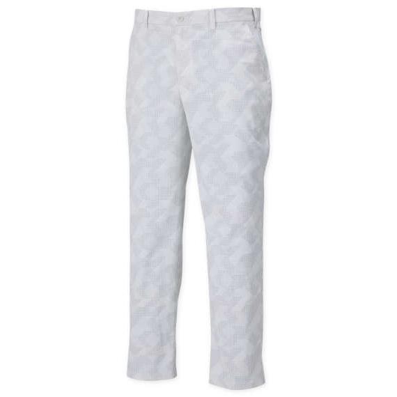 大きいサイズ メンズ SRIXON デジタルドット柄プリント ロング パンツ ホワイト 1274-3250-1 100 105 110 115 120 130 140 SRIXON 大きいサイズ メンズ デジタルドット柄プリント ロング パンツ