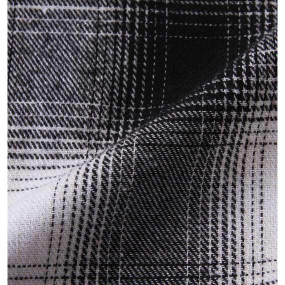 大きいサイズ メンズ Blanky Jet オンブレチェック 長袖 シャツ オフ