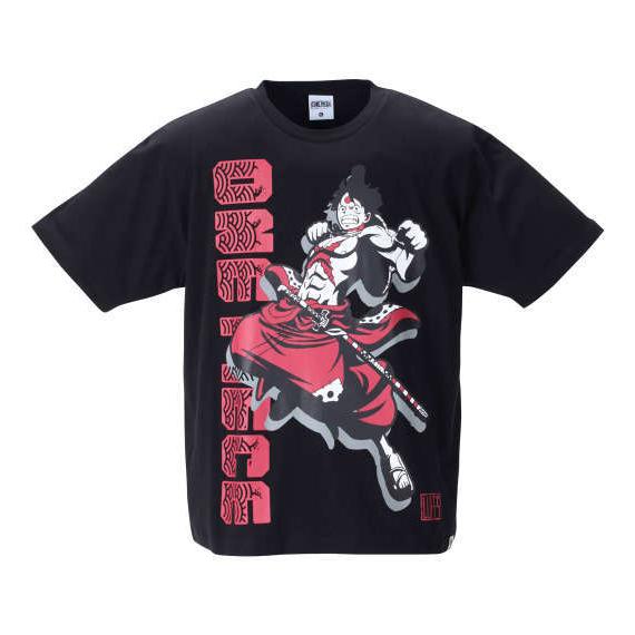 大きいサイズ メンズ ONE PIECE 半袖 Tシャツ ブラック 1278-1250-2 3L 4L 5L 6L 8L｜bmo