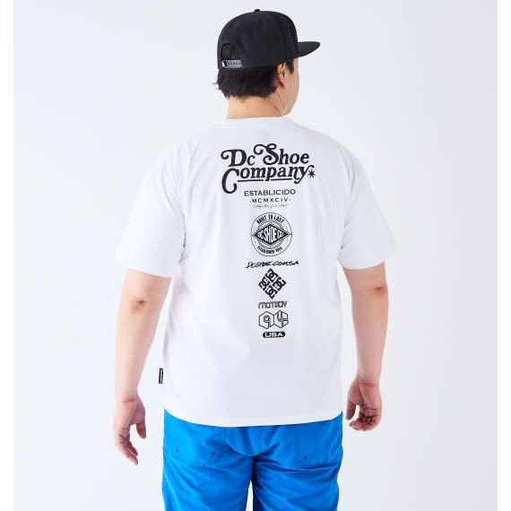 大きいサイズ メンズ DCSHOES 24TECH JERSEY VARIOUS 半袖 Tシャツ ホワイト 1278-4212-1 3L 4L 5L 6L DC SHOES（ディーシーシューズ） 大きいサイズ メンズ DCSHOES 24TECH