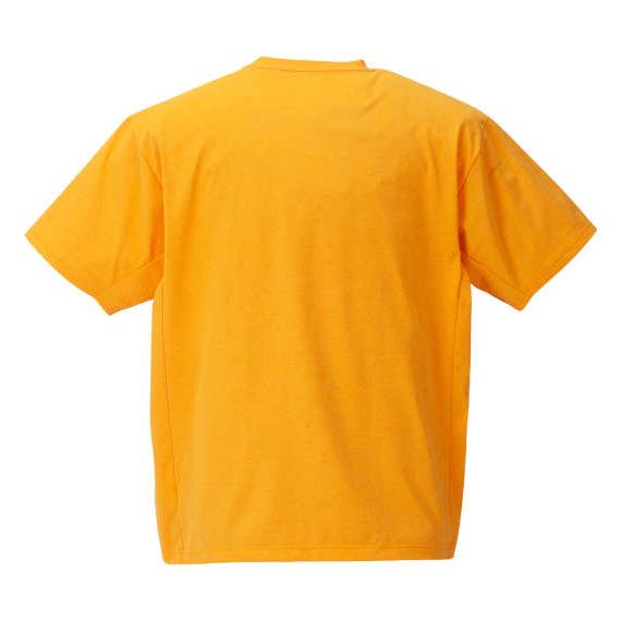 大きいサイズ メンズ MOVESPORT SUNSCREEN TOUGHオーセンティックロゴ 半袖 Tシャツ オレンジ 1278-4250-4 3L 4L 5L 6L｜bmo｜02