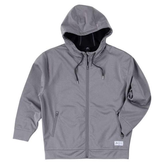 大きいサイズ メンズ RUSTY 3層 ボンディング フリース スウェット フルジップ パーカー ヘザーグレー 1278-4382-1 3L 4L 5L 6L 8L 大きいサイズ メンズ RUSTY 3層 ボンディング フリース スウェット