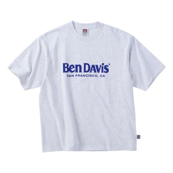 大きいサイズ メンズ BEN DAVIS フロッキーロゴ 半袖 Tシャツ オートミール 1278-4571-1 3L 4L 5L 6L｜bmo｜02