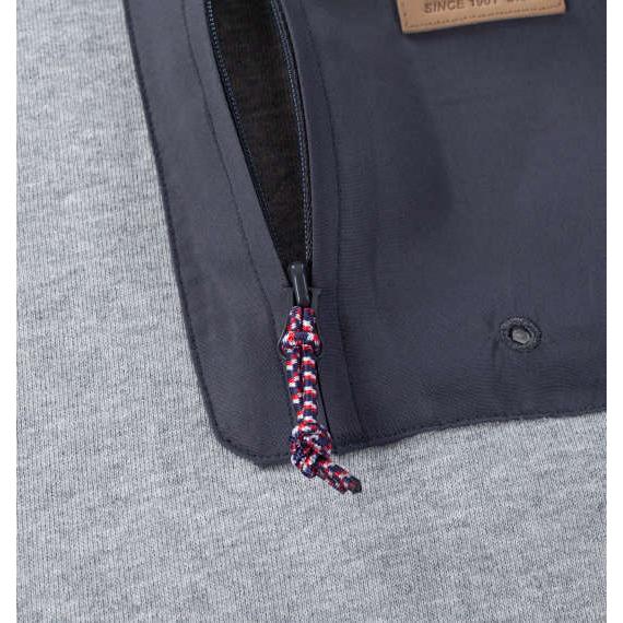 大きいサイズ メンズ Coleman 裏起毛 クルー トレーナー グレー 1278