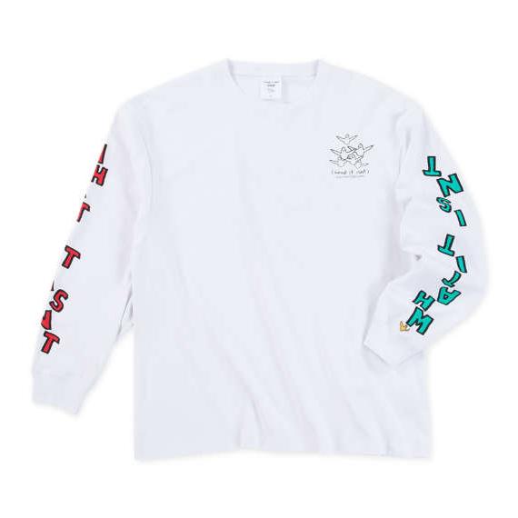 大きいサイズ メンズ (What it isNt) 半袖T × 長袖T レイヤード T