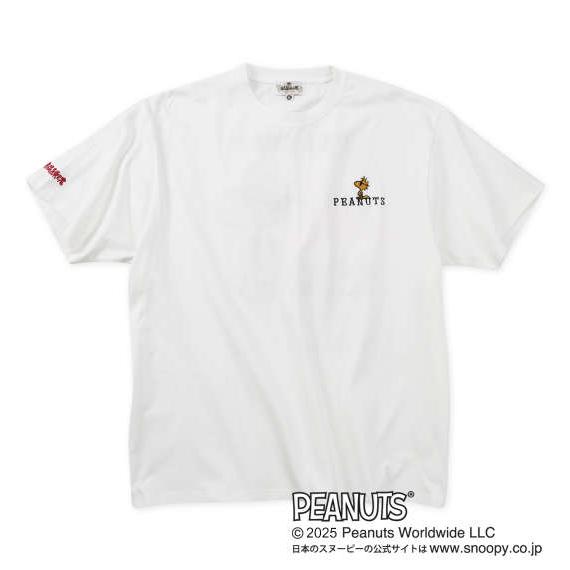 絡繰魂 大きいサイズ メンズ 絡繰魂×PEANUTS スヌーピーコラボ 半袖 T