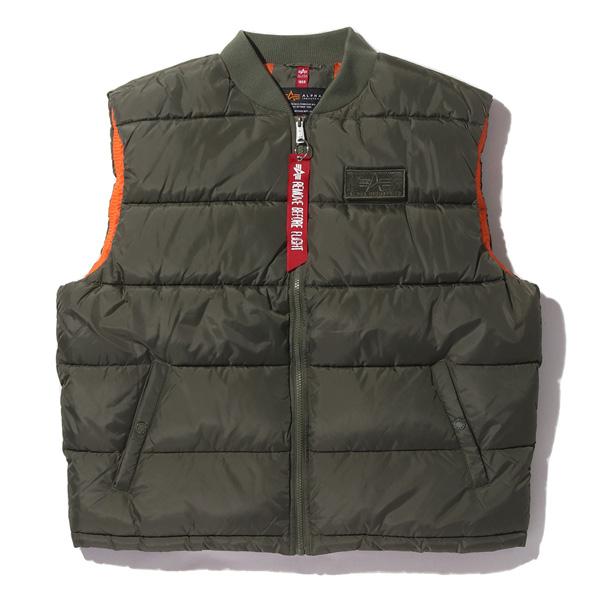 大きいサイズ メンズ ALPHA INDUSTRIES アルファインダストリーズ 中綿 ベスト USA直輸入 118109 | Alpha Industries | 03