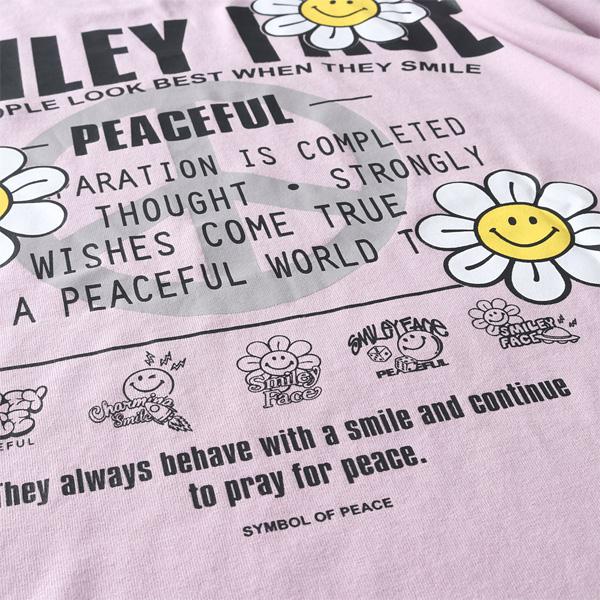 大きいサイズ メンズ SMILEY FACE スマイリーフェイス 刺繍 袖リブ付き 長袖 Tシャツ 吸水速乾 UVカット 12435002 | ブランド登録なし | 19