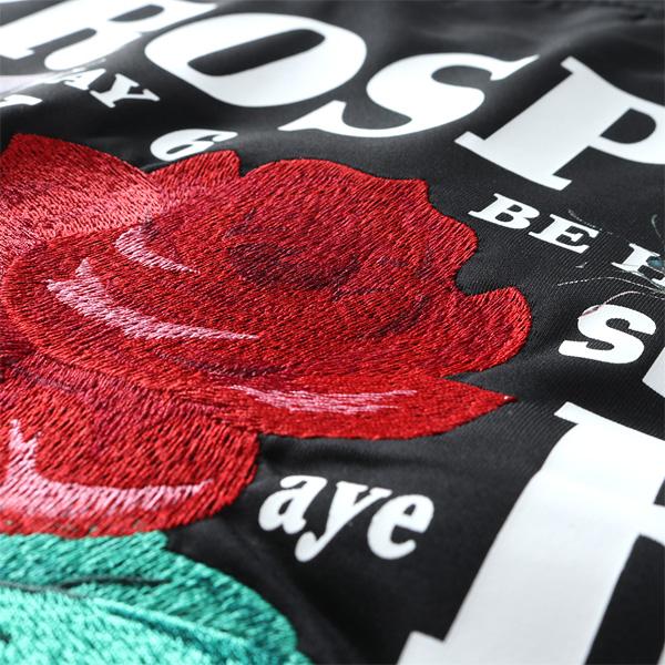 大きいサイズ メンズ RINGS リングス 薔薇刺繍 半袖 Tシャツ 124640 | ブランド登録なし | 13