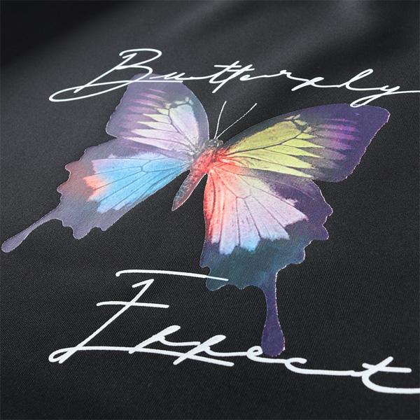 大きいサイズ メンズ RINGS リングス バタフライプリント 半袖 Tシャツ 124641 | ブランド登録なし | 10