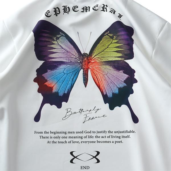 大きいサイズ メンズ RINGS リングス バタフライプリント 半袖 Tシャツ 124641 | ブランド登録なし | 14