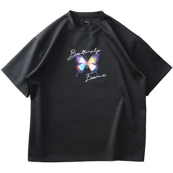 大きいサイズ メンズ RINGS リングス バタフライプリント 半袖 Tシャツ 124641 | ブランド登録なし | 03