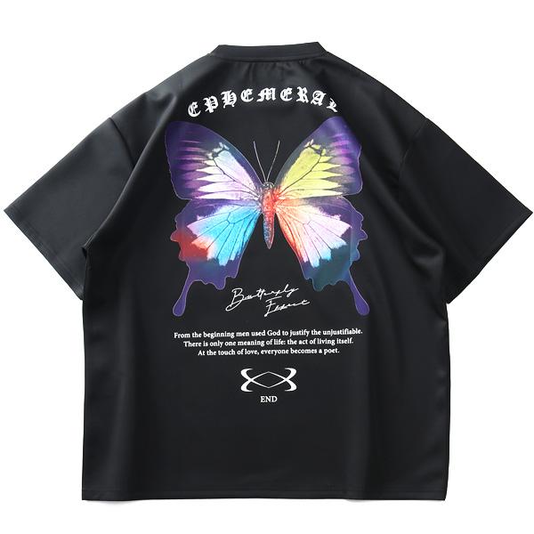 大きいサイズ メンズ RINGS リングス バタフライプリント 半袖 Tシャツ 124641 | ブランド登録なし | 04