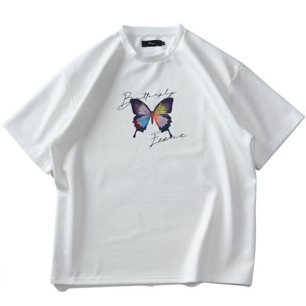 大きいサイズ メンズ RINGS リングス バタフライプリント 半袖 Tシャツ 124641 | ブランド登録なし | 05
