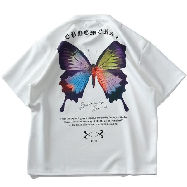 大きいサイズ メンズ RINGS リングス バタフライプリント 半袖 Tシャツ 124641 | ブランド登録なし | 06