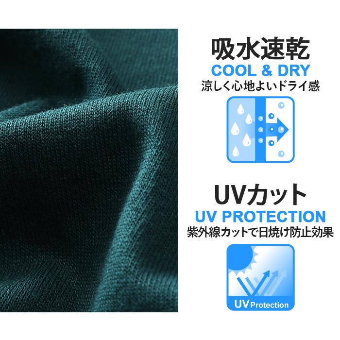 大きいサイズ メンズ UNMOMENT アンモーメント 天竺 ロゴチェーン刺繍 半袖 Tシャツ 吸水速乾 UVカット 12525085 | ブランド登録なし | 03