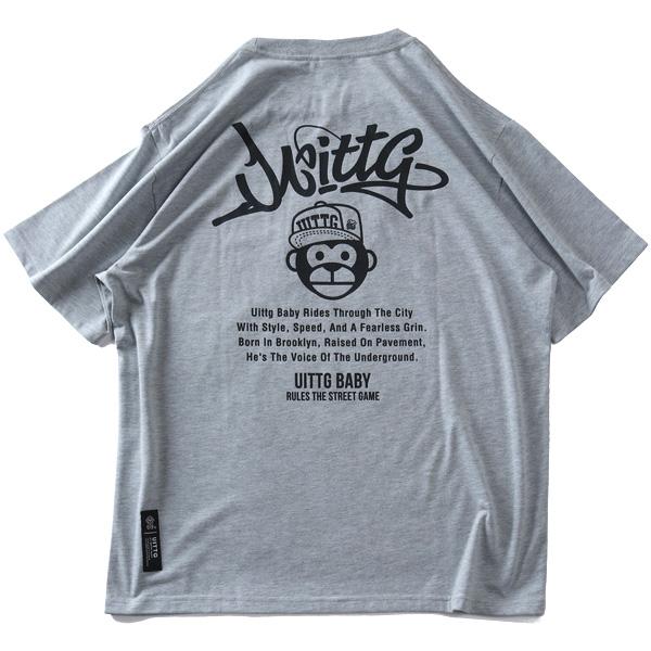 大きいサイズ メンズ UITTG ウイッグ デニム刺繍ワッペン プリント 半袖 Tシャツ 吸水速乾 UVカット 春夏新作 12625129 爆買 | ブランド登録なし | 05