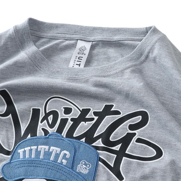 大きいサイズ メンズ UITTG ウイッグ デニム刺繍ワッペン プリント 半袖 Tシャツ 吸水速乾 UVカット 春夏新作 12625129 爆買 | ブランド登録なし | 08